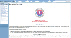 Desktop Screenshot of duongsinhthucphap.org